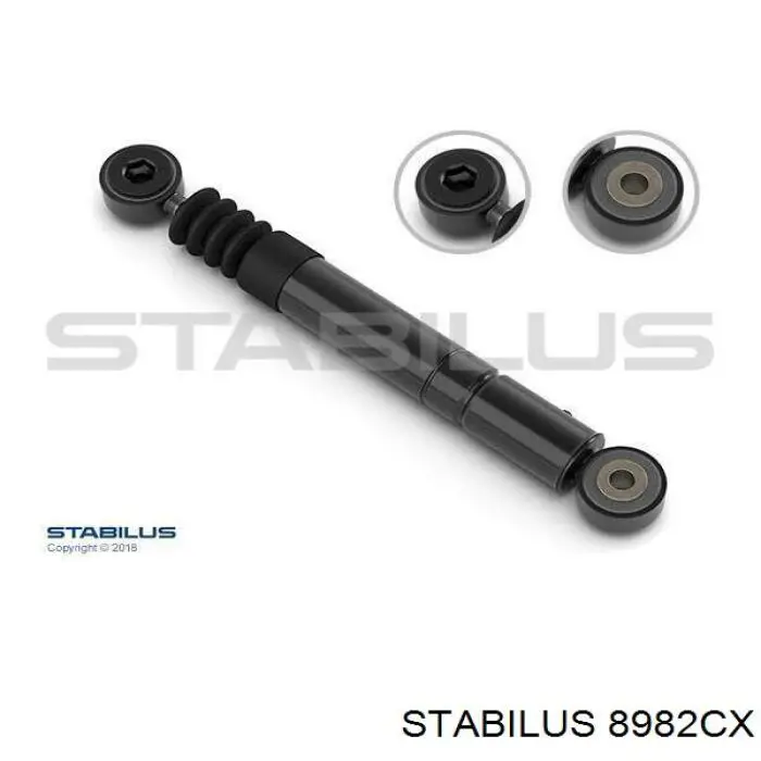 8982CX Stabilus амортизатор натяжителя приводного ремня