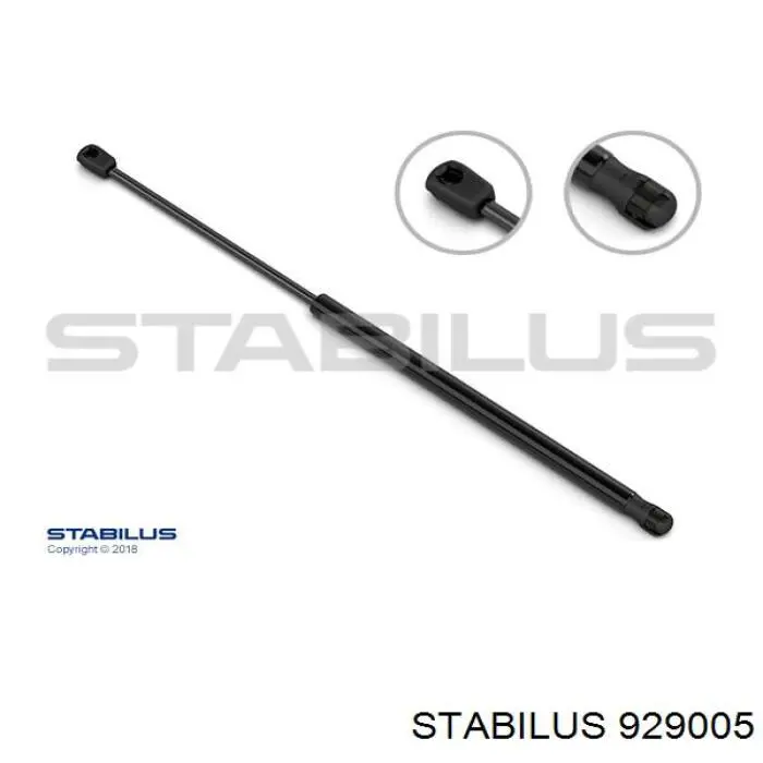 Опора капота левая Stabilus 929005 цена, от 8.32 USD