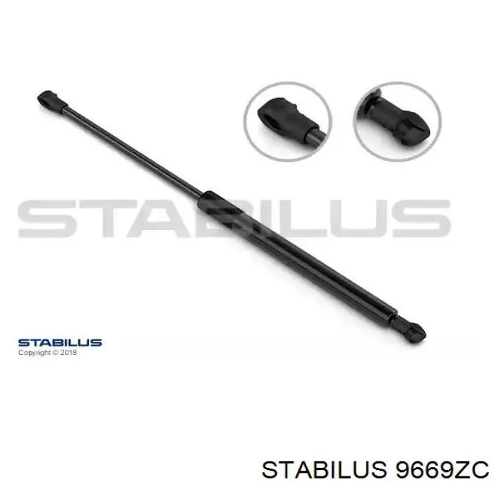 Амортизатор капота 9669ZC Stabilus