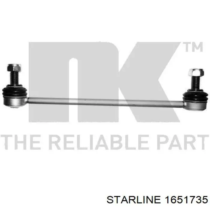 Тяга переднего стабилизатора Starline 1651735 цена, от 8.30 USD