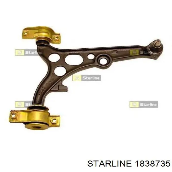 Тяга переднего стабилизатора Starline 1838735 цена, от 4.61 USD