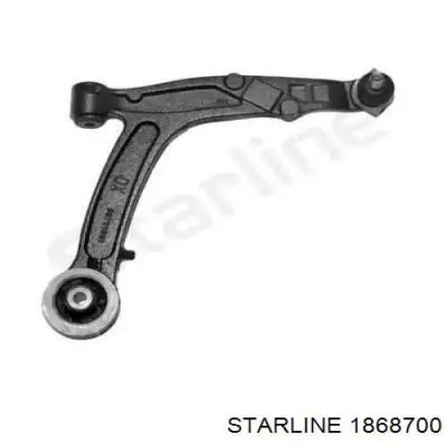 1868700 Starline braço oscilante inferior direito de suspensão dianteira