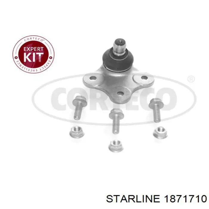 Шаровая опора, нижняя Starline 1871710 цена, от 10.04 USD