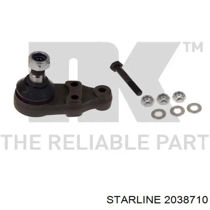 Шаровая опора, нижняя Starline 2038710 цена, от 14.92 USD