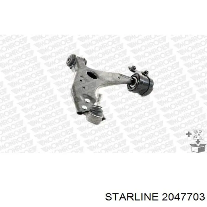 2047703 Starline Рычаг передней подвески нижний левый