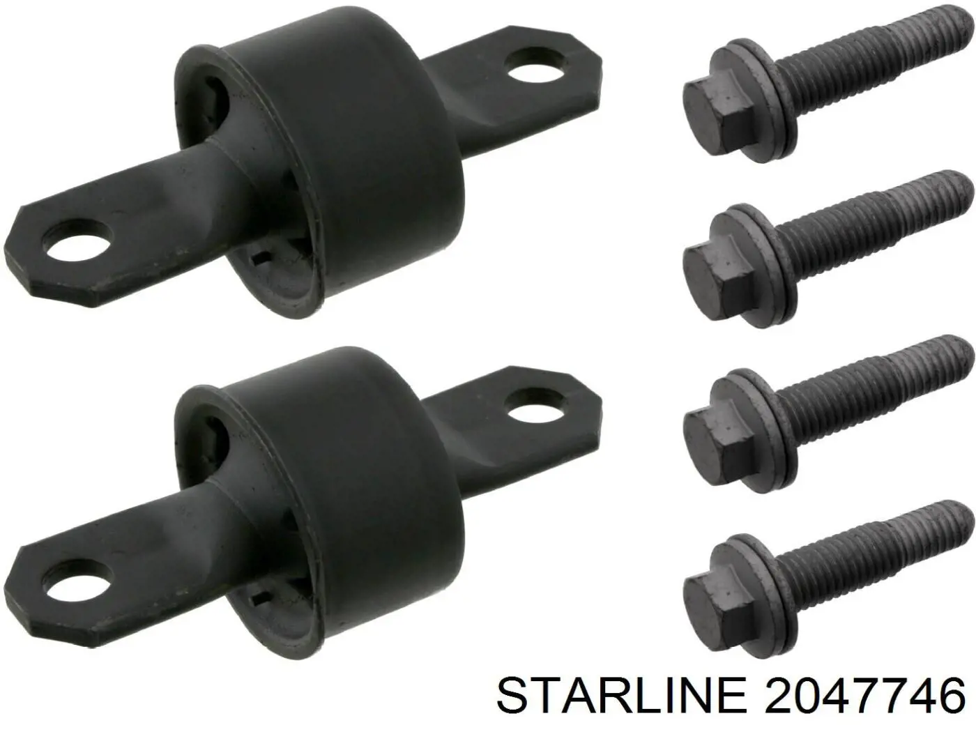 2047746 Starline bloco silencioso dianteiro de braço oscilante traseiro longitudinal