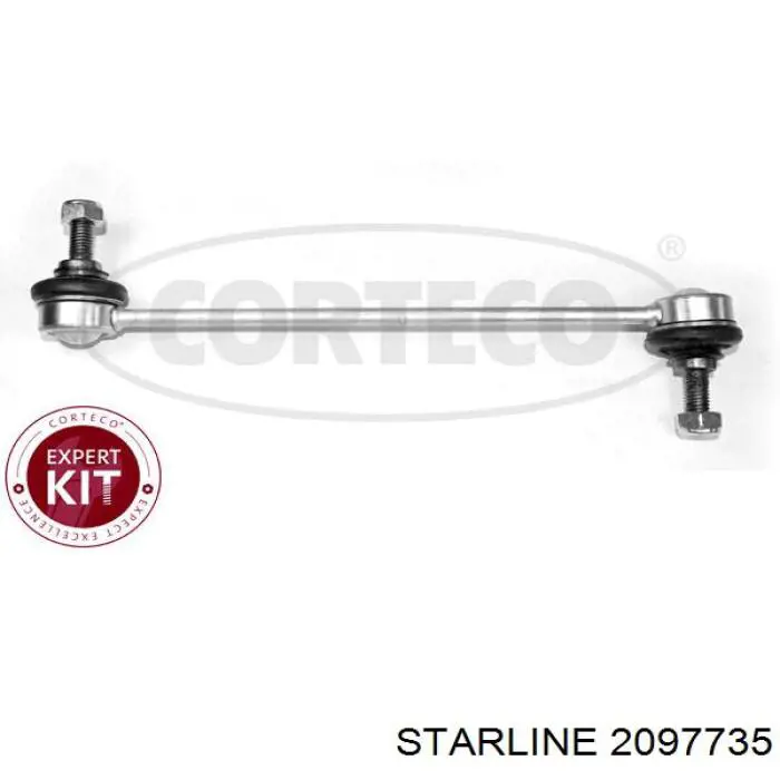 Тяга переднего стабилизатора Starline 2097735 цена, от 8.52 USD