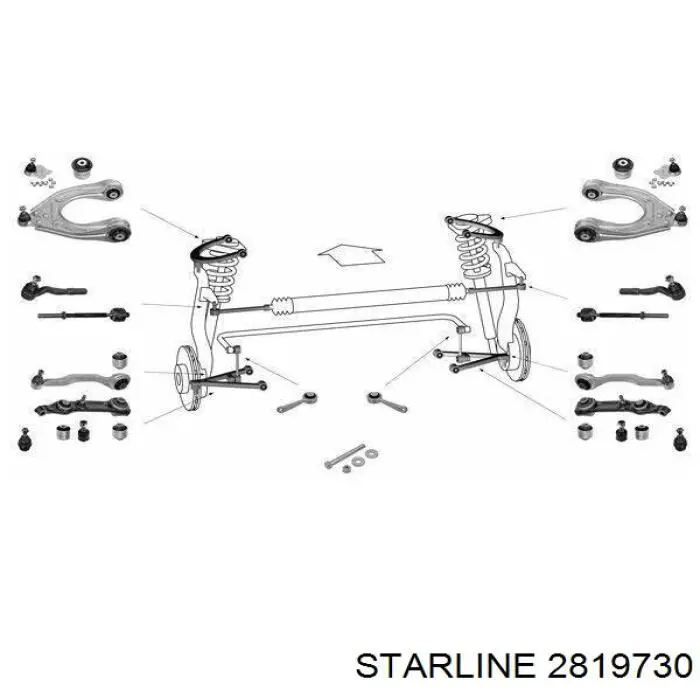 Рулевая тяга Starline 2819730 цена, от 8.43 USD