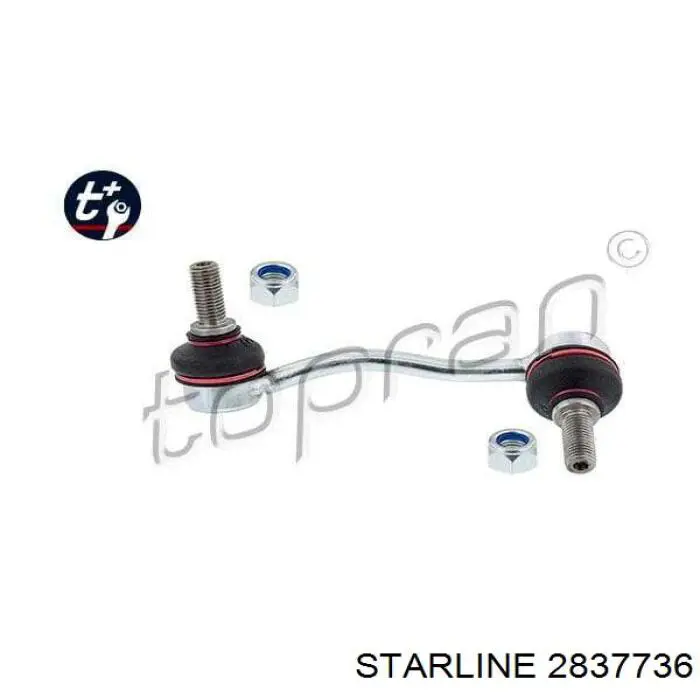 Стойка переднего стабилизатора левая 2837736 Starline