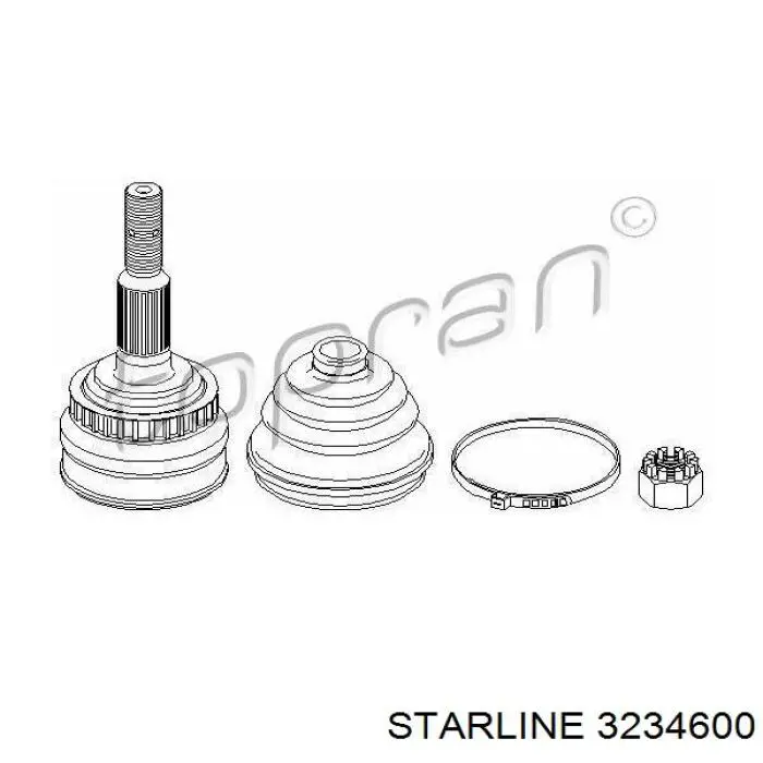 Граната колесная Starline 3234600 цена, от 24.18 USD