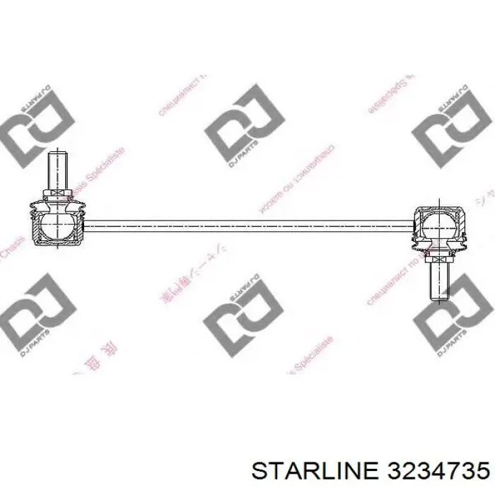 3234735 Starline Стойка переднего стабилизатора