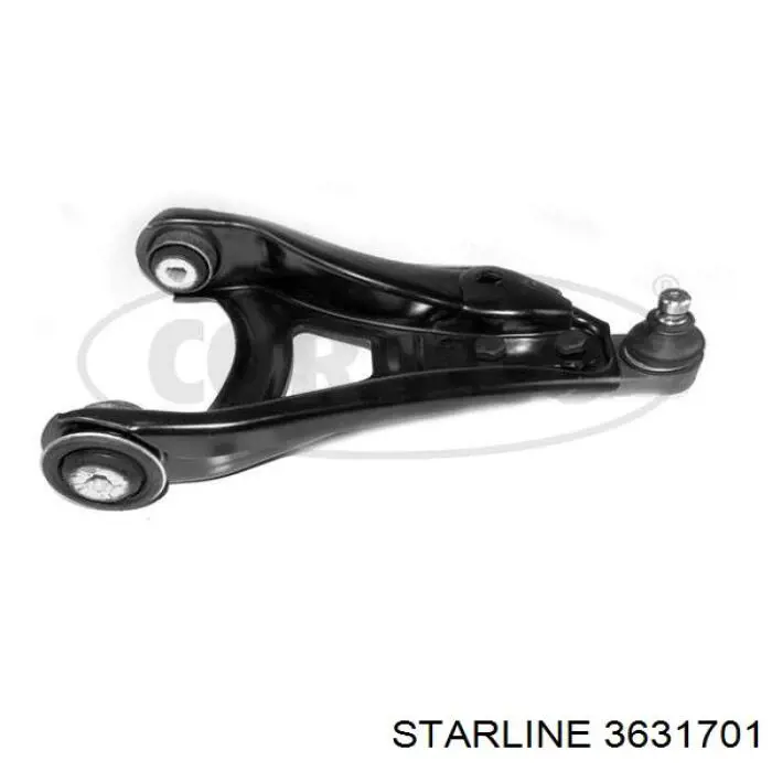 Левый рычаг передней нижней подвески Starline 3631701 цена, от 26.44 USD