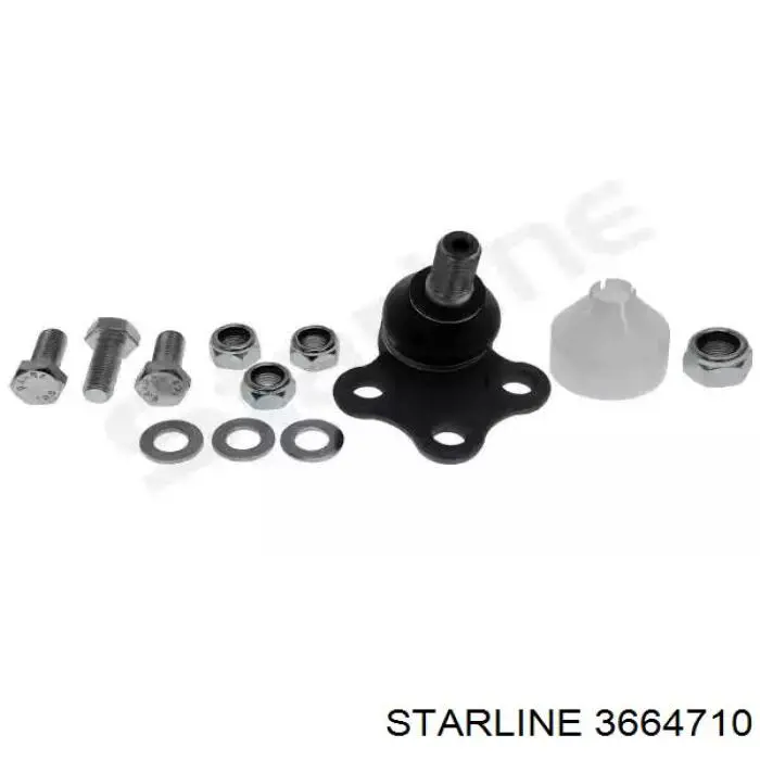 Верхняя шаровая опора Starline 3664710 цена, от 8.21 USD