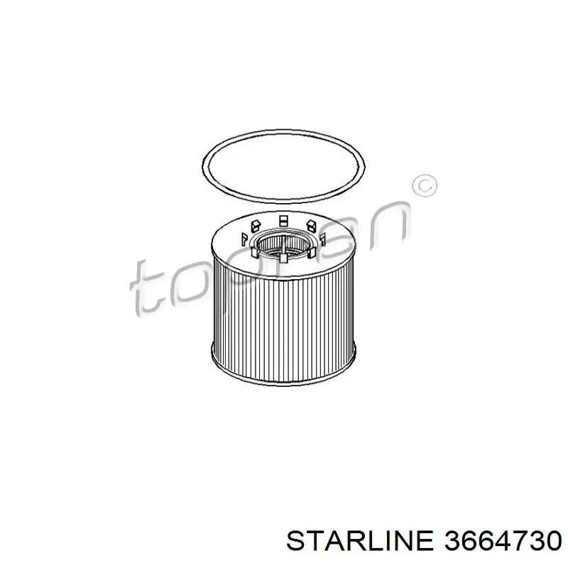 Купить 3664730 Starline Рулевая тяга