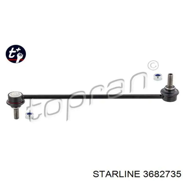Soporte de barra estabilizadora delantera 3682735 Starline