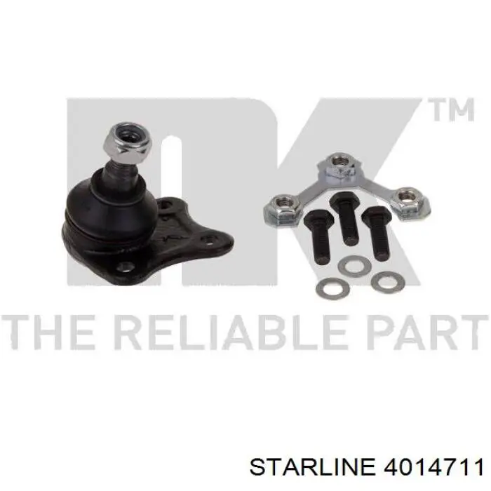 Купить 4014711 Starline Шаровая опора, нижняя, левая
