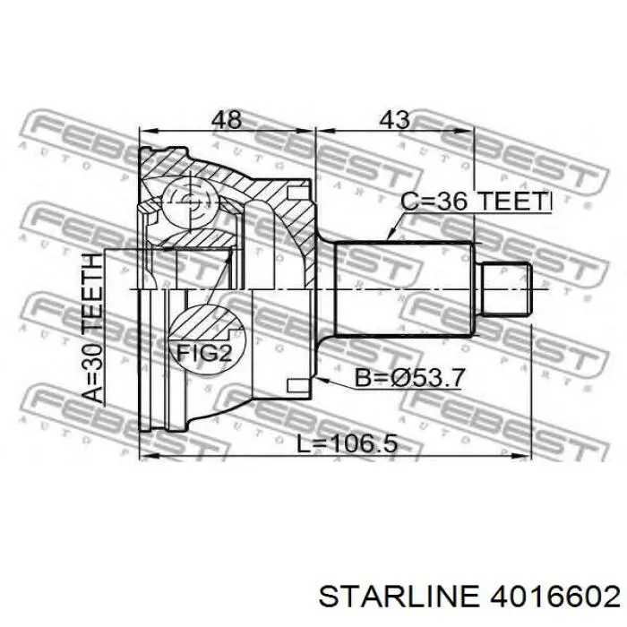 Граната колесная Starline 4016602 цена, от 22.10 USD