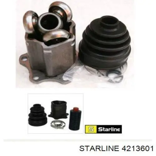 Шарнир угловых скоростей внутренний передний Starline 4213601 цена, от 39.61 USD
