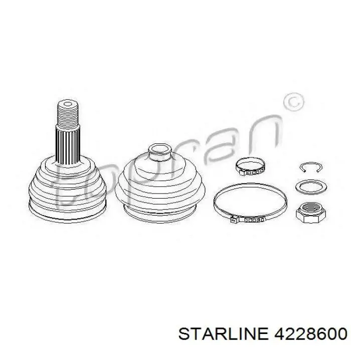 Купить 4228600 Starline Внешняя граната