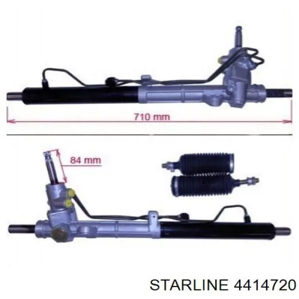 4414720 Starline наконечник рулевой тяги внешний
