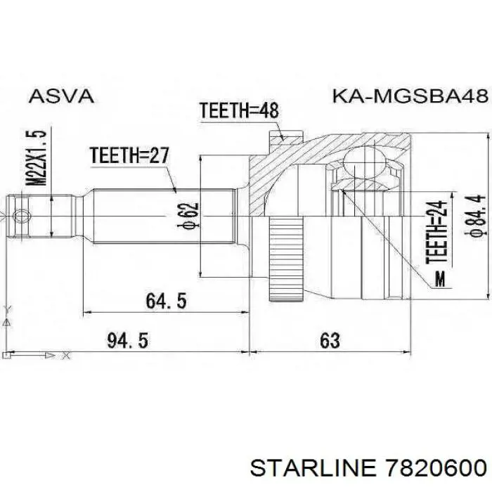 7820600 Starline 