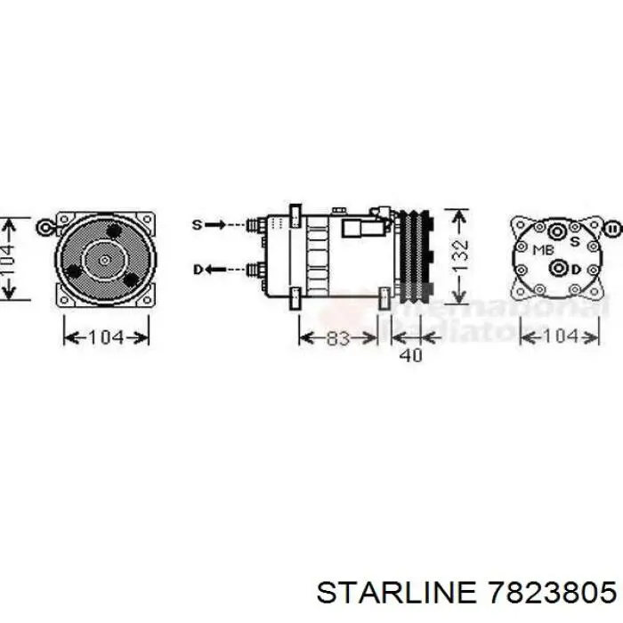 7823805 Starline 