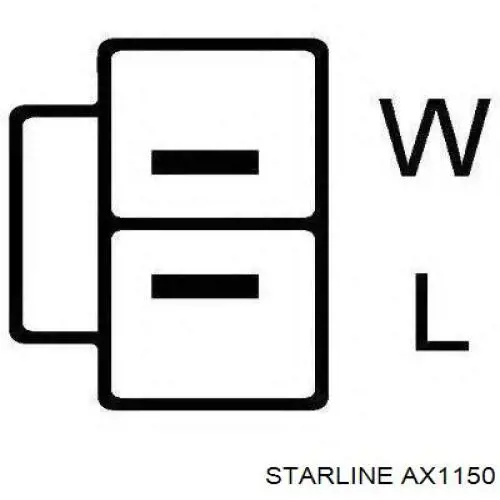 Генератор AX1150 Starline