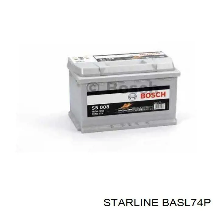 Аккумулятор автомобильный Starline BASL74P цена, от 78.38 USD