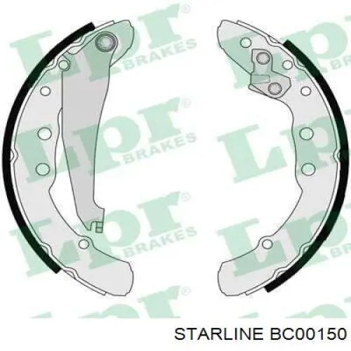 Купить BC00150 Starline Задние барабанные тормозные колодки