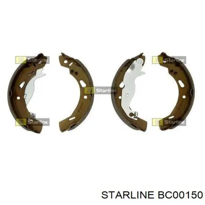 BC00150 Starline Барабанные тормозные колодки