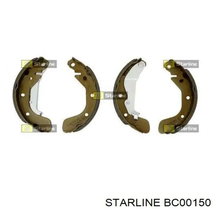 Тормоза рабочие задние ножные и тормозные барабаны Starline BC00150 цена, от 19.93 USD