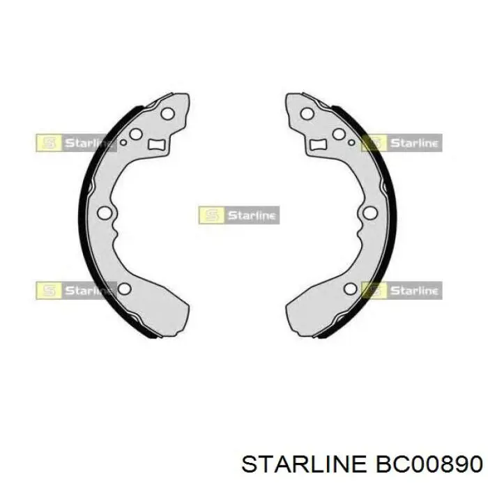 9948237 Fiat/Alfa/Lancia Барабанные тормозные колодки
