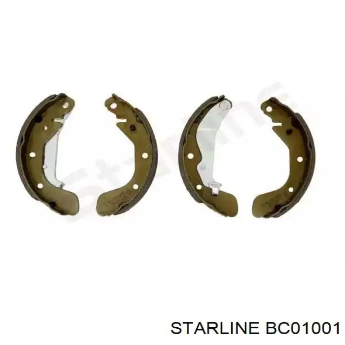 Задние барабанные колодки BC01001 Starline