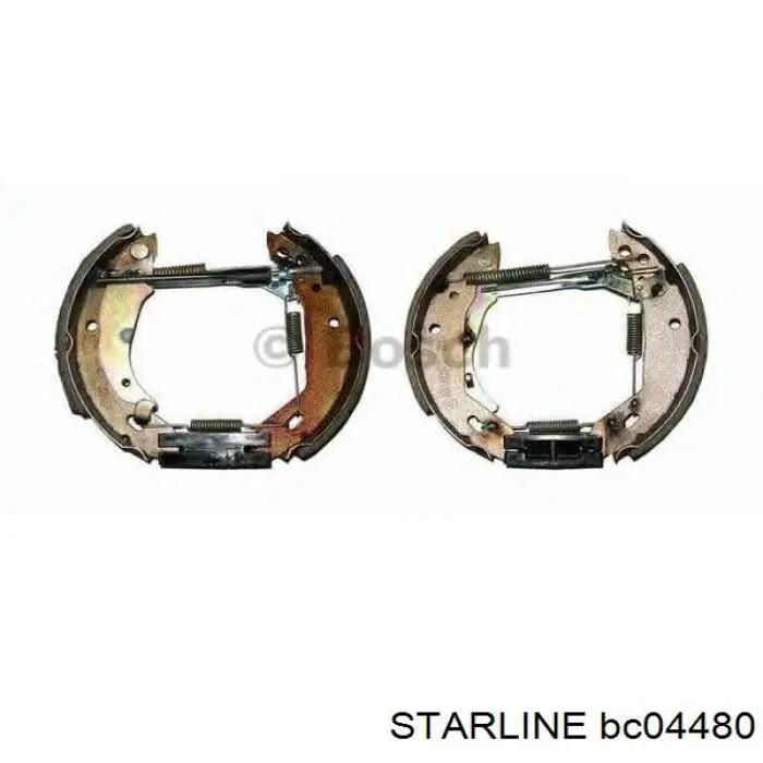 Колодки тормозные задние барабанные STARLINE BC04480
