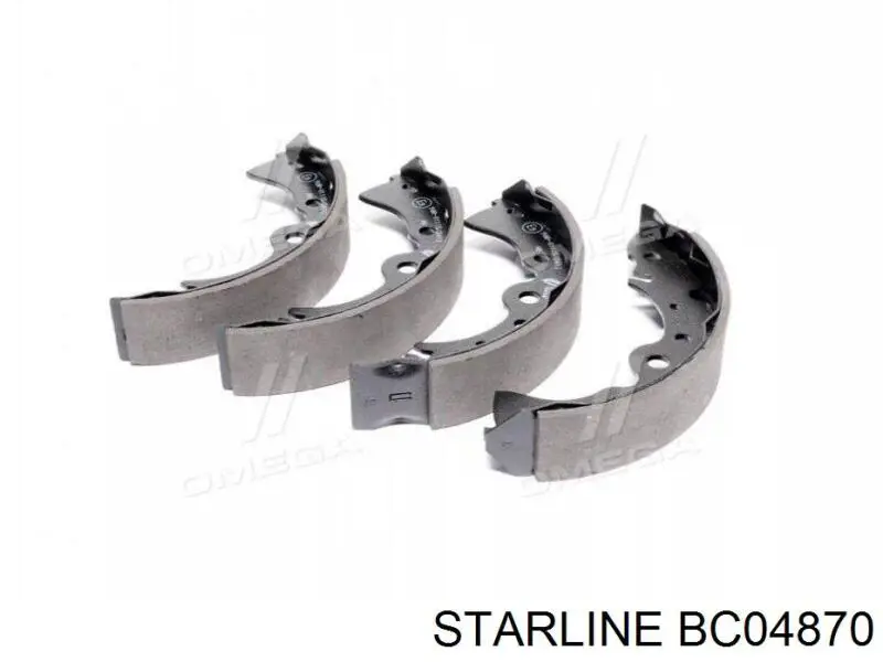 BC04870 Starline Барабанные тормозные колодки