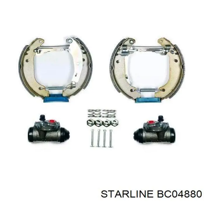Купить BC04880 Starline Задние барабанные тормозные колодки