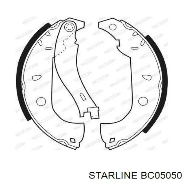 Тормоза рабочие задние ножные и тормозные барабаны Starline BC05050 цена, от 20.32 USD