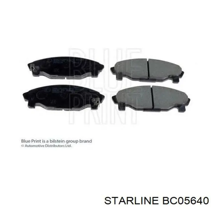 Задние барабанные колодки BC05640 Starline