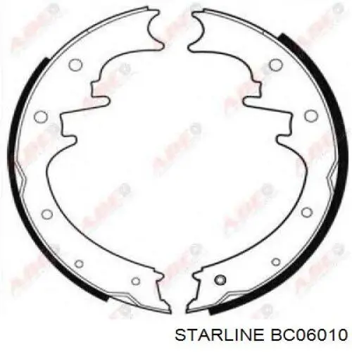 Купить BC06010 Starline Задние барабанные тормозные колодки