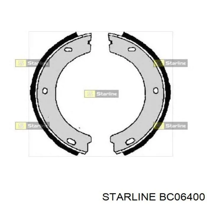 Колодки ручника BC06400 Starline