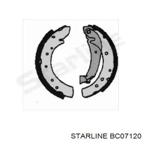 Тормоза рабочие задние ножные и тормозные барабаны Starline BC07120 цена, от 25.39 USD
