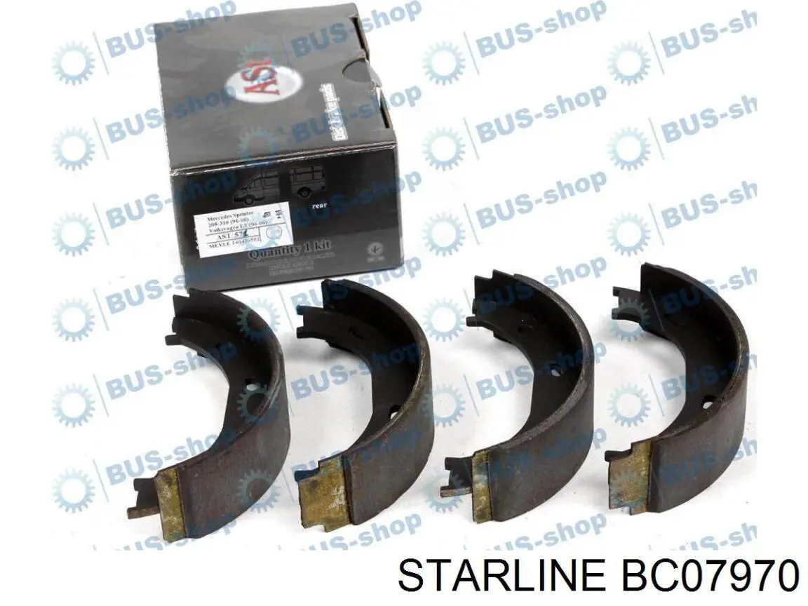 Купить BC07970 Starline Колодки ручника/стояночного тормоза