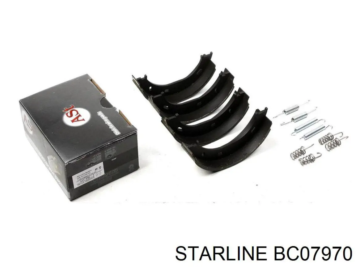 BC07970 Starline Тормозные колодки ручника