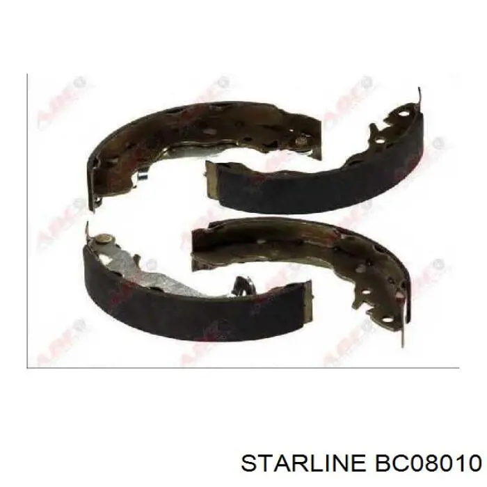 Задние барабанные колодки BC08010 Starline