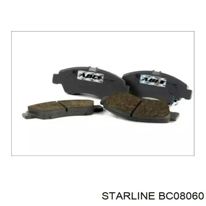 Задние барабанные колодки BC08060 Starline
