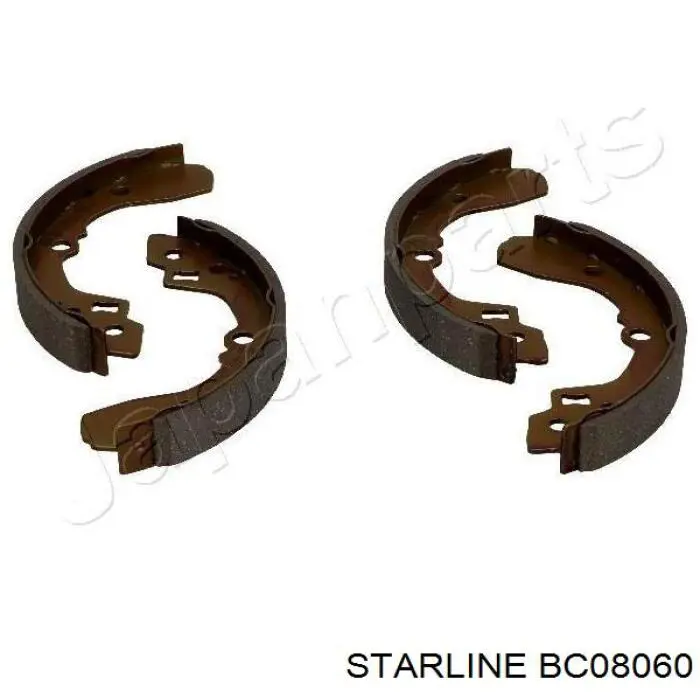 Тормоза рабочие задние ножные и тормозные барабаны Starline BC08060 цена, от 17.16 USD