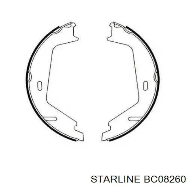 Колодки ручника/стоянкового гальма BC08260 Starline