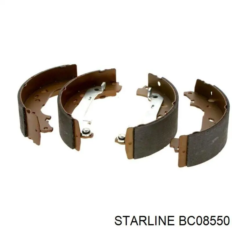 Задние барабанные колодки BC08550 Starline