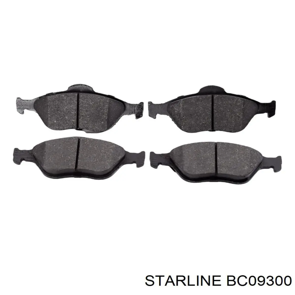 BC 09300 Starline задние барабанные колодки