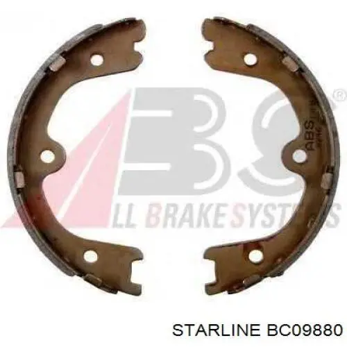 Колодки ручника BC09880 Starline